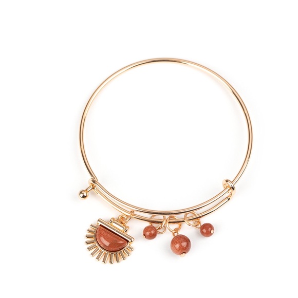 ❤️‍🔥5/$25❤️‍🔥 Mind, Body, and Sol Gold Bracelet - Picture 2 of 2